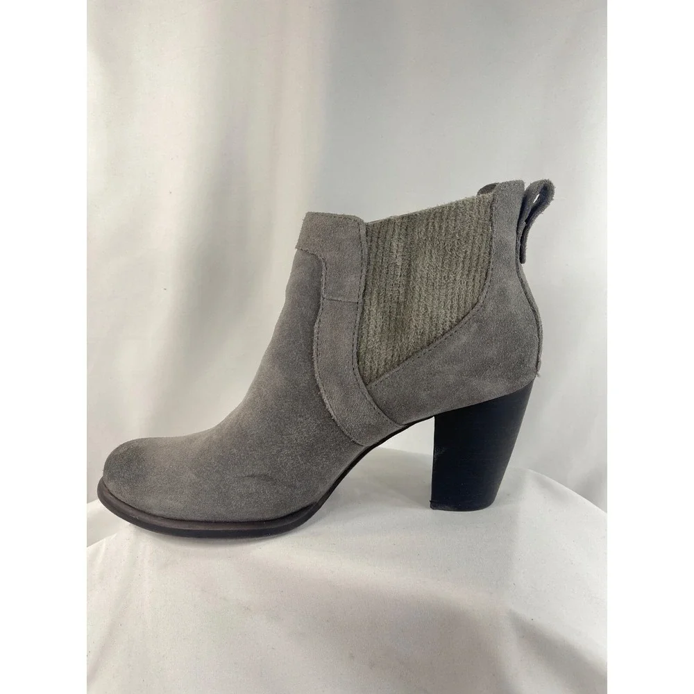 UGG Cobie II Womens 9.5 Suede Ankle Booties Nightfall Grey Distressed corpcore